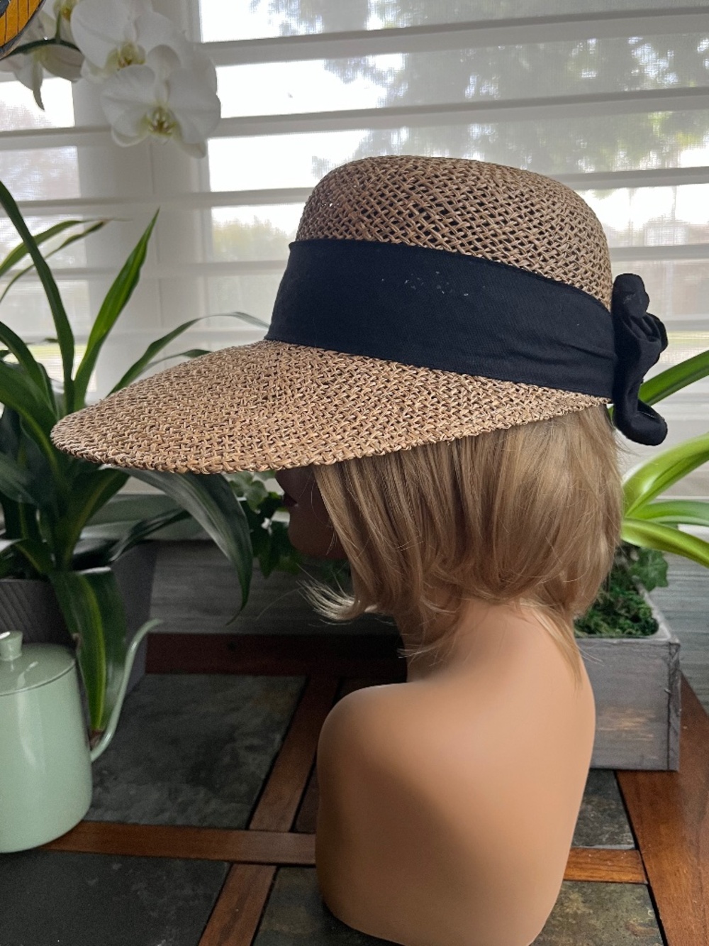 Scala Collection Beautifully Woven Wide Brim Sun Hat